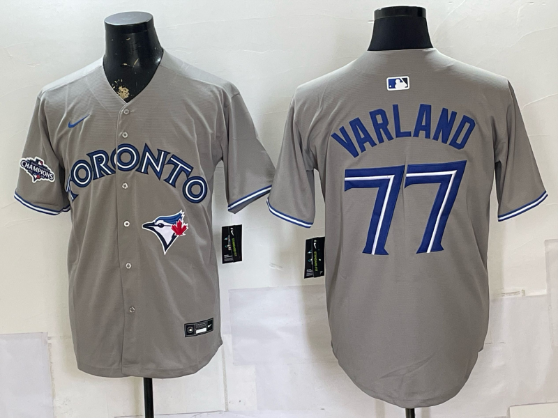 Men 2026 Toronto Blue Jays #77 Varland grey Game Nike MLB Jersey 0715002